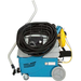 EDIC CR2 restroom cleaner, left side with hoses and cord