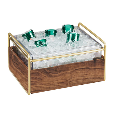 Cal-Mil 3702-10-46 11-1/4"W x 13-3/4"D x 7-1/4"H Mid-Century Ice Housing