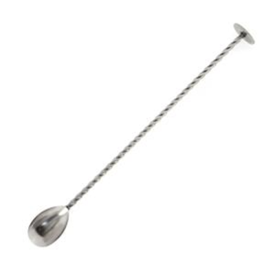 Spill-Stop 825-31 Bonzer Disc Muddler Bar Spoon, 10-3/5" (25cm)