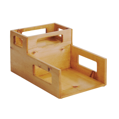 Cal-Mil 22068-99 2-compartment Madera Plate & Napkin Holder