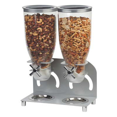 Cal-Mil 3510-2-39 (2) 3.5L capacity plastic cylinders Cereal Dispenser