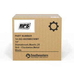 RPS - 14-382-0025MECWMT - 14" Diamabrush,Mastic,25 Grit - Clockwise,Metal Blade