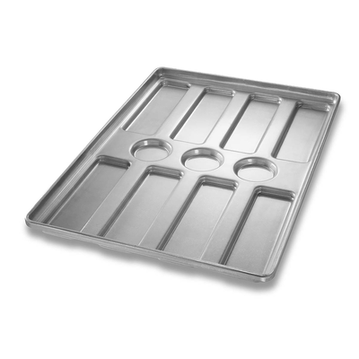 Chicago Metallic 41053 17-3/4" X 25-3/4" X 1-1/2" Overall Hoagie Roll Pan