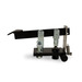 Pinlock brake handle assembly for rotating operator chair system