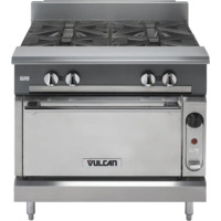 Vulcan V4B36C Range, 34, Heavy-Duty, Gas