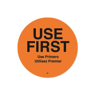 DayMark 2" Use First Orange Label (500 Labels)