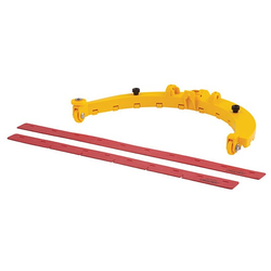 Tennant/Nobles - 4132818 - Squeegee Assy, 28Cm, Linatex, Parabolic (Replaces Tennant KTRI06155)