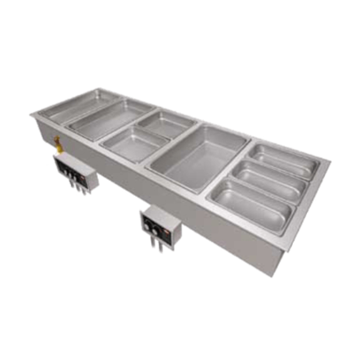 Hatco HWBI-6 (6) Full Size Pan Capacity Hot Food Well Unit, Drop