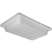 Carlisle 1063002 12" x 18" x 3-1/2" White Food Storage Box
