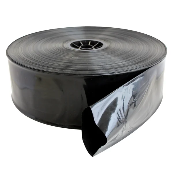 Poly Tubing - 4" - 4 Mil - Black