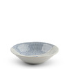 Bowl Blue & White Cat Rainy Day 5.25"