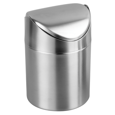 Winco DDSF-101S 4-3/4" Dia. X 6"H Mini Waste Can
