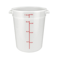 Winco PPRC-8W Food Storage Container 8 Qt.