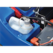 Clarke Focus II chemical jug beside the battery compartment