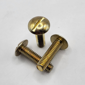 5/16" - 18 X 1 1/4" SLOTTED TRUSS HEAD MACHINE SCREW LOW CARBON STEEL ZINC YELLOW