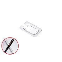 Araven 84013 Universal Polycarbonate GN 1/9 Notched Lid