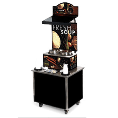 Vollrath 3702802 Cayenne Soup Kiosk-Free Standing Merchandiser