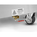 FWE HLC-4W6-1-DRN Handy Line Serving Cabinet Mobile