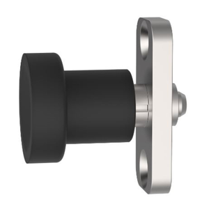 Carr Lane CL-10-HRPM-LE Hand-Retractable Plunger, Knob Handle w/ Mounting Plate (Locking Type) - Long Ext.