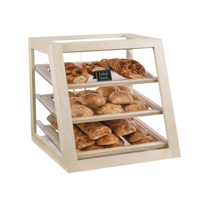 Cal-Mil 3432-71 21"W x 21-1/2"D x 21-1/2"H Blonde Bakery Display Case