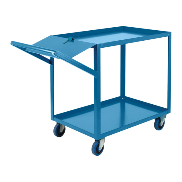 Order Picking Cart - 64" x 24" x 36" - 1200 lb Capacity - Steel - 2 Shelf