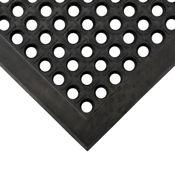 Slotted Drainage Mat - 3' x 5' - Black