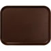 Carlisle 1814FG127 Glasteel Cafeteria Tray, 18" x 14", Chocolate