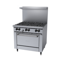 Garland/US Range X36-6R Sunfire Restaurant Range Gas