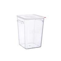 Araven 31857 Square Polycarbonate Container, 22 L./ 23,2 qt
