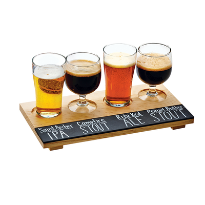 Cal-Mil 2063 12"W x 6"D x 1/2"H Write-On Tray Beer Flight