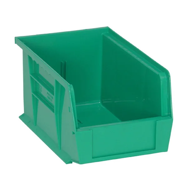 Storage Bin - Plastic - 6" x 9-1/4" x 5" - 20 lb Capacity - Green