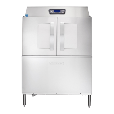 Hobart CL44EN-BAS+BUILDUP Conveyor Dishwasher Single Tank