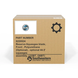 Intelligent Cleaning Equipment - 8220524 - Reserve-Squeegee blade, Front , Polyurethane (Optional).. optional 44.5' squeegee assembly..(i32BT, i36BT)