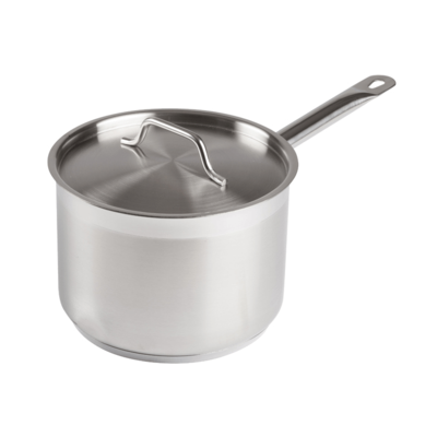 Winco SSSP-4 4-1/2 qt. Sauce Pan and Lid