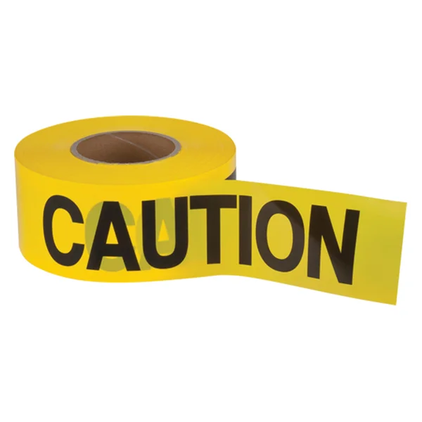 Barricade Tape - Caution - 3" x 1000' - 2.5 mil