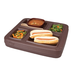 Cook's Gator 4-Compartment Insulated Meal Tray