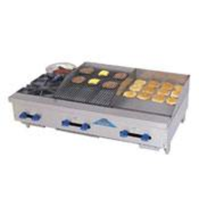 Comstock FHP48-18-1.5RB Hotplate/Griddle/Char-Broiler