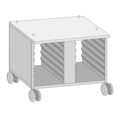Rational 60.30.329 UG II Mobile Oven Stand