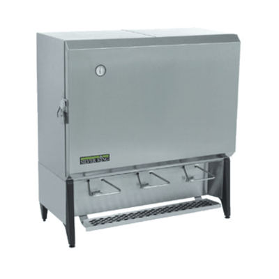 Silver King SKMAJ3-CEU4 18 Gallon Capacity Triple Valve Refrigerated Majestic Series Milk Dispenser