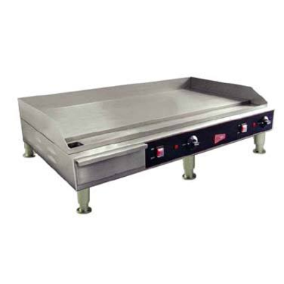 Grindmaster-Cecilware EL1636 1/2" Thick Smooth Steel Griddle Plate Countertop Electric Pro Medium Duty Griddle