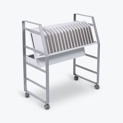 Luxor LOTM16 16-Device Open Tablet and Chromebook Charging Cart