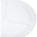 Carlisle 10", 3/4"D 3-Compartment Plates