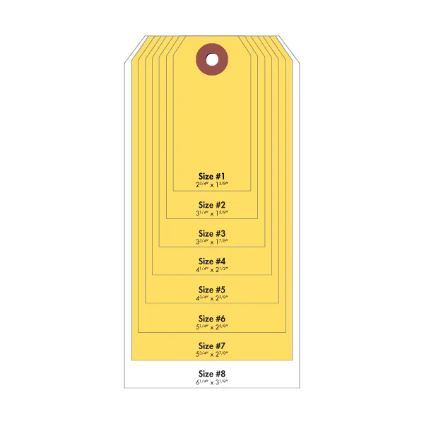 #7 Cardstock Tag - Yellow