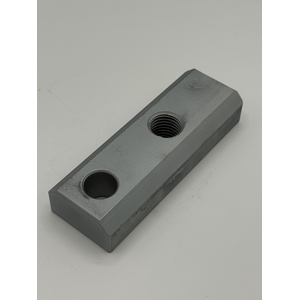 36MM W X 19.05MM H X 102MM L DRILLED/TAPPED HOLE(S) BLOCK 4140H STEEL MAGNI 565 GREY PER PRINT