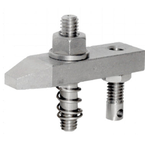 Carr Lane CL-3920-1 Tapered-Nose Clamp Strap Assembly, Stainless Steel (Clamp Rest, Tapped Heel)