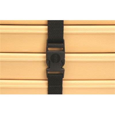 FSE 10 In Black Tray Transport Strap, Plastic Safety Buckle