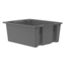 Akro-Mils 35225 GRAY 23-1/2" x 19-1/2" x 10" Tote