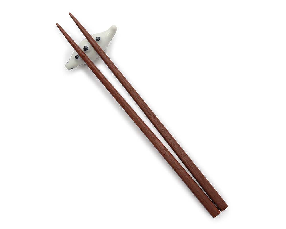 Chopstick Rest Stegosaurus White Blue