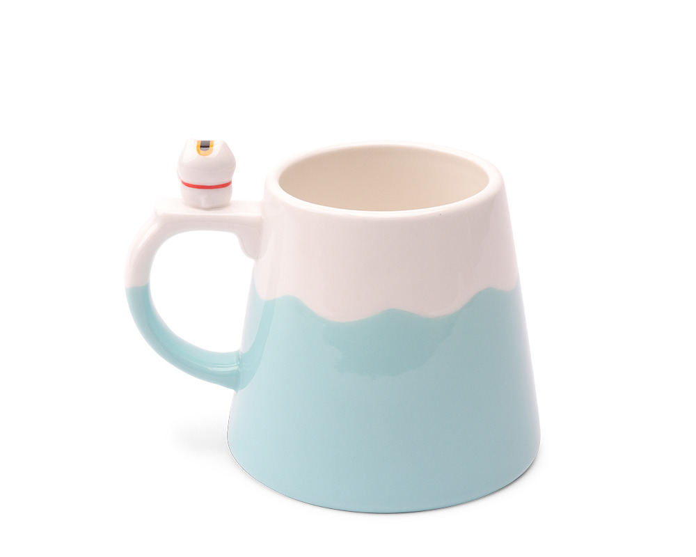 Mug Mt Fuji Maneki Neko