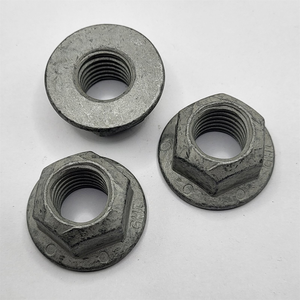 5/8" - 11 HEX FLANGE LOCK NUT ALL METAL TOPLOCK IFI GR G MAGNI 501 GREY WITH LUBRICANT